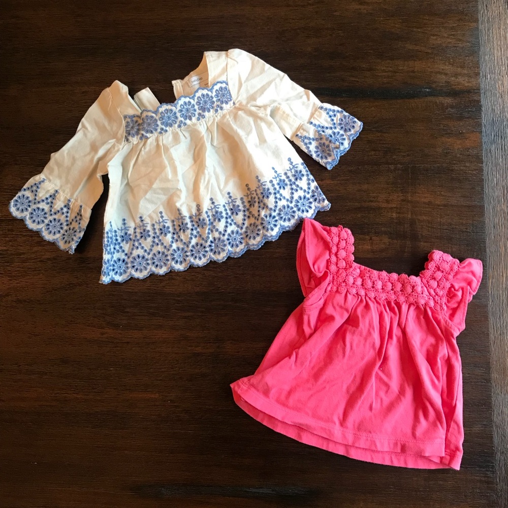 Two Baby Gap Shirts 3M